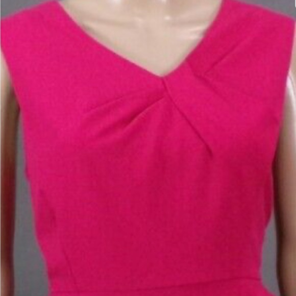 Fuchsia New York Company Sheath Dress with pockets - Picture 2 of 4